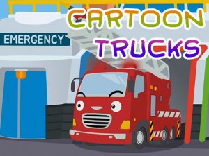 Cartoon Trucks Jigsaw Puzzle Game