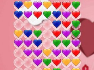 Hearts Pop Puzzle Game