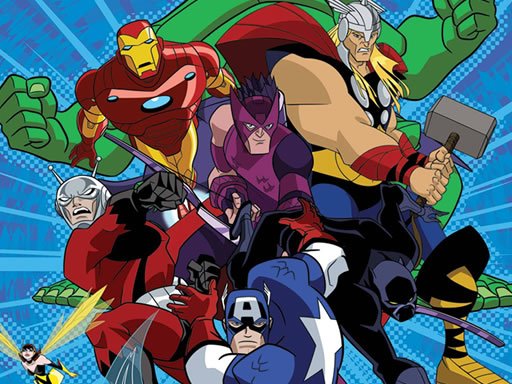 Superhero Coloring Puzzle Game