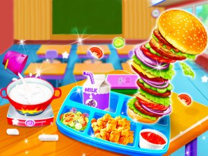 Cooking Lunch At School Online Game