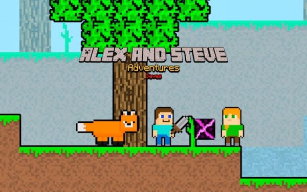 Alex and Steve Adventures: Puzzle Escape & Portal Quest Online Game
