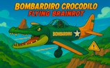 Bombardiro Crocodilo Flying Brainrot - Endless Arcade Flight Game Online