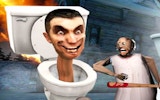 Granny Defeat Skibidi Toilet Behind - Stealth Action Online Game