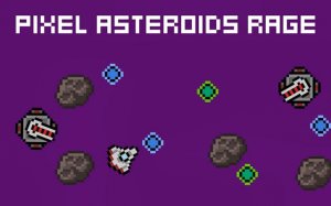 Pixel Asteroids Rage: Space Precision Fighter Online Game