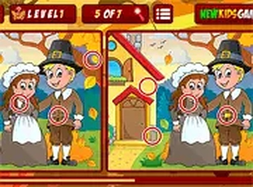 Fall Find the Changes Puzzle